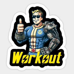 Vault Workout Sticker